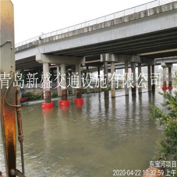 青島新盛生產自浮式矩形橋梁防船撞設施