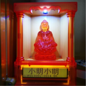 廠家慈愿支持定制寺院光明燈供燈萬(wàn)佛墻佛龕招商合作