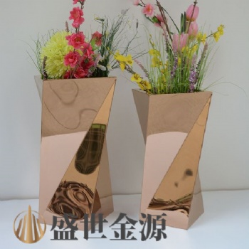 環(huán)保美觀不銹鋼花盆花瓶