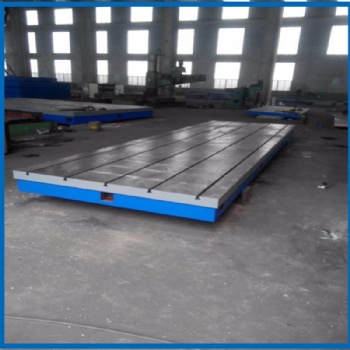 泊頭市建新鑄造量具 專業生產鑄鐵平臺 試驗平臺 落地鏜工作臺T型槽工作臺