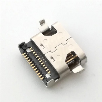 TYPEC 3.1母座24P沉板雙排貼片SMT 貼板式 USB連接器有彈無彈