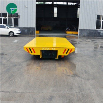 地軌電瓶驅(qū)動(dòng)平板車 大型油泵體運(yùn)輸轉(zhuǎn)運(yùn)車