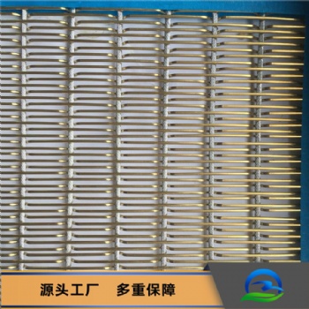 金屬編織網簾歐式掛簾背景墻網 不銹鋼合股網建筑裝飾網