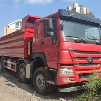 豪沃國六曼機440馬力8.5米自卸車報價