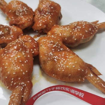 雞翅包飯到杭州金勺子學校學技術