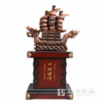 落地擺件工藝品大龍船一帆風順酒店公司大堂擺設慶典喬遷開業用