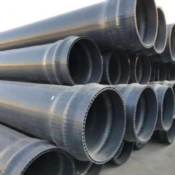 PVC-U雙層軸向中空管特點 PVC-U中空壁管產品用途Sn6-Sn12.5