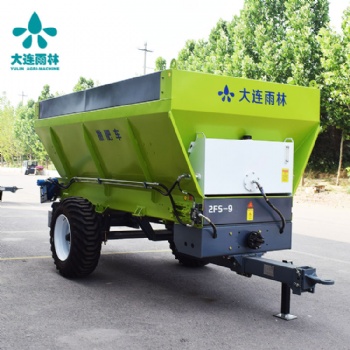 雨林3立方顆粒有機(jī)肥撒肥機(jī)粉末有機(jī)肥撒肥車
