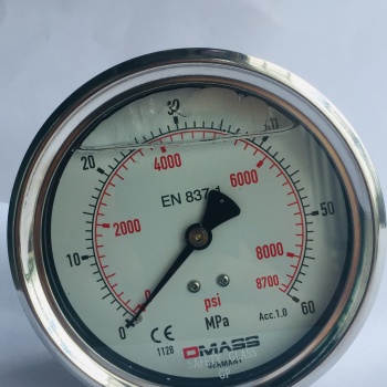 DMASS壓力表MBB10U-600-1-Z-Z-Z機械油壓表60mpa