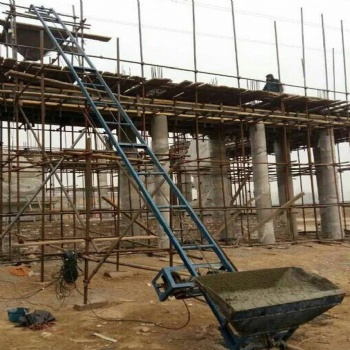 建筑爬山虎 坡道上料機 山體斜坡運料器報價