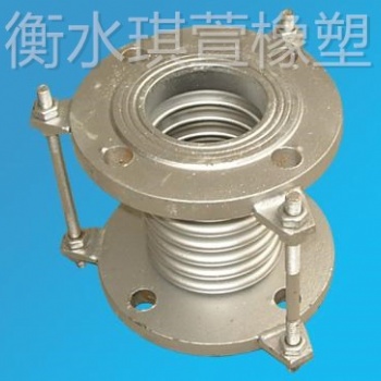 衡水琪萱供應通用型法蘭式船用真空拉桿伸縮膨脹節金屬波紋補償器