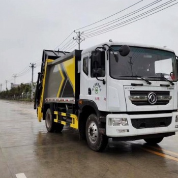 東風天錦壓縮式垃圾車︱12噸壓縮式垃圾車價格