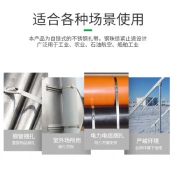 云南不銹鋼扎帶8*1200mm貴州不銹鋼扎帶1000mm鋼扎帶