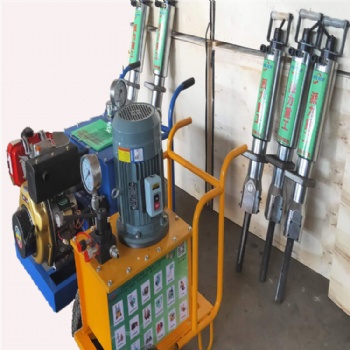 石材劈裂機 液壓劈裂機價格 堅硬石頭破裂用劈裂機