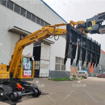 天諾改裝挖掘機(jī)換枕夾具 鐵路換枕夾