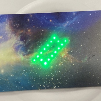 LED廣告推送非接觸式CPU卡