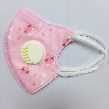 3D兒童帶閥口罩一次性兒童口罩幼兒園小學(xué)生防護(hù)口罩