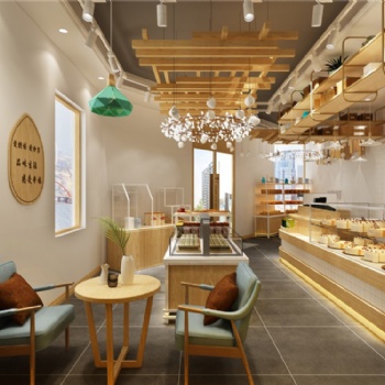 合肥蛋糕店裝修效果圖，注意這些細節設計，抓住顧客的心
