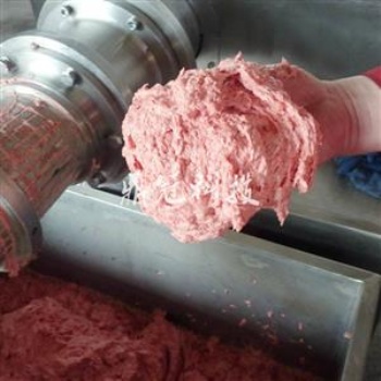 鼎冠禽類雞架骨肉分離機 雞架肉泥擠出機 大型自動寵物食品加工設備 DG-180型