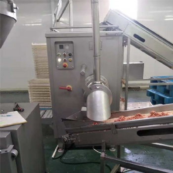 鼎冠雞架骨肉分離機 DG-180型雞架肉泥提取設備 大型自動寵物食品加工設備