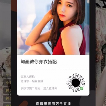 開發直播帶貨系統，可進行二次開發