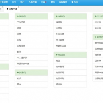 億恒OA辦公軟件集成CRM客戶管理 人力資源管理