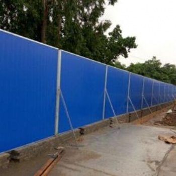 市政道路隔離鐵皮圍欄施工彩鋼圍擋建筑臨時圍墻擋板