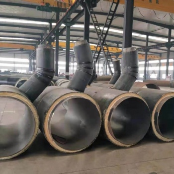 河北百譽 聚氨酯保溫平行三通 管網分支連接三通 塑套鋼保溫跨越三通