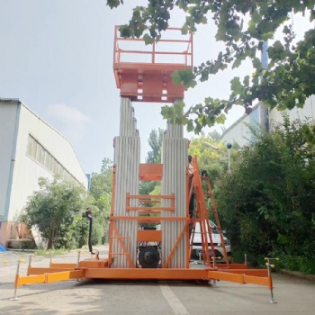 創碩鋁合金升降機 電動液壓升降平臺 單柱/雙柱移動鋁合金升降機SJY-8