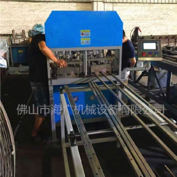 全自動不銹鋼沖孔機防盜網數控沖孔機方管數控沖孔設備