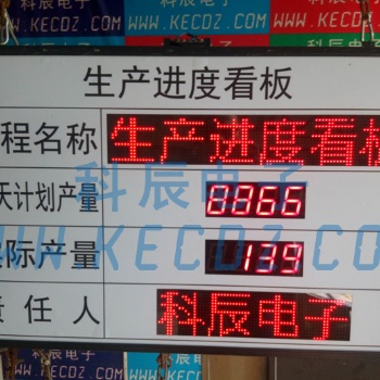 LED生產(chǎn)進(jìn)度看板，生產(chǎn)管理看板