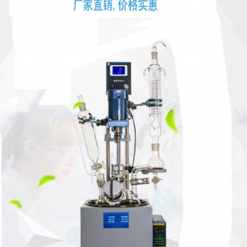 F-3L單層玻璃反應(yīng)釜實(shí)驗(yàn)室單層玻璃釜廠家