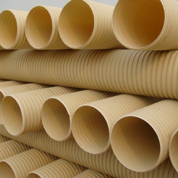 PVC-U雙壁波紋管廠家定做各種型號及異形管材