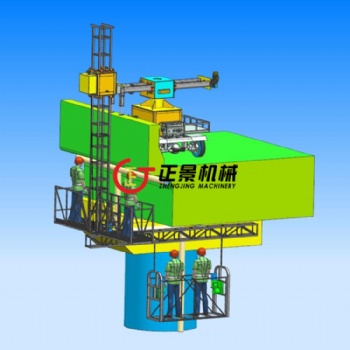 高架橋橋墩下水管安裝施工作業設備