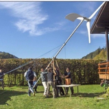 小型家用風力發電機 藍潤水平軸風力發電系統 支持定制