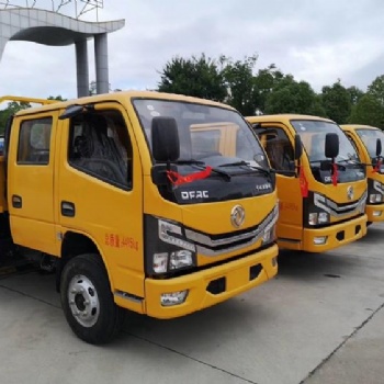 藍(lán)牌東風(fēng)國(guó)六雙排座自卸車廠家批發(fā)
