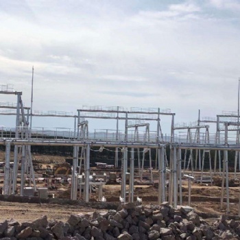 變電站架構 鋼管電力架構 變電站龍門架構 終端變電站架構廠家