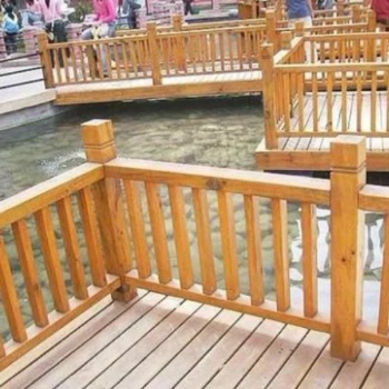 佛山水泥仿木欄桿護欄