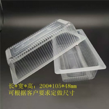 萬瑞定制一次性pp耐高溫蒸煮稻香肉盒 扣肉冷凍包裝盒 封口塑料盒
