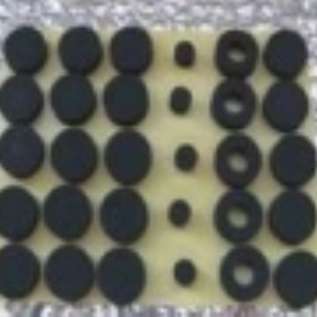 重慶EVA泡棉膠墊黑色圓形EVA海棉腳墊無(wú)痕可移墊