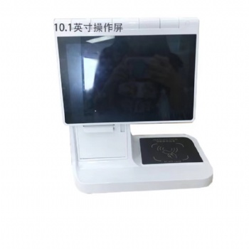 訪客機(jī)登記系統(tǒng)智能人證合一一體機(jī)人臉識別觸摸雙屏訪客機(jī)管理系統(tǒng)