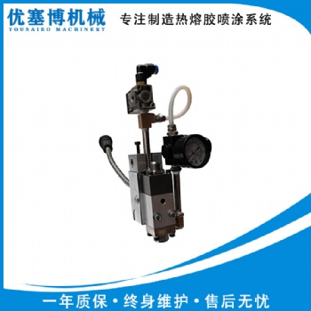 上膠機(jī)涂膠機(jī)噴膠機(jī)熱熔膠螺旋噴槍月餅盒方便面紙箱螺旋點(diǎn)膠條狀