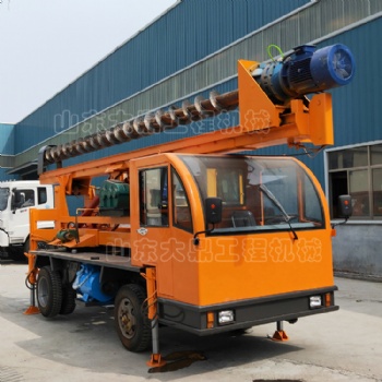 民用建筑地基打樁機(jī) 農(nóng)村建筑地基打樁機(jī) 輪式地基打樁機(jī)