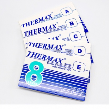 THERMAX 8格測溫紙 英國TMC熱敏試紙溫度板溫條溫度標簽37-260℃