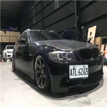 BMW E91改裝AIRBFT氣動避震低姿態走起炫酷造型設計李洋分享