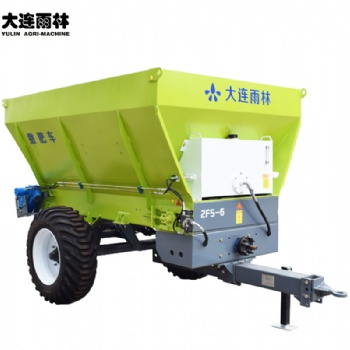 供應(yīng)雨林6方雙圓盤農(nóng)田撒肥機(jī)有機(jī)肥糞肥拋撒車全自動(dòng)干濕糞肥拋撒車 廠家直供