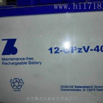 德國ZINSCHE森泉蓄電池2-OPZV-200現貨供應