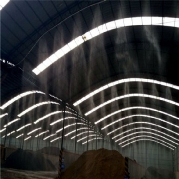 建筑工地圍擋噴淋 環保除塵車間噴淋 塔吊噴霧降塵系統