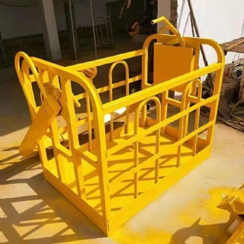 建筑高空吊車吊籃 360度旋轉吊籃 自平衡吊筐吊籃