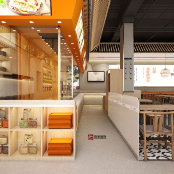濟南餡餅店粥鋪裝修設計公司